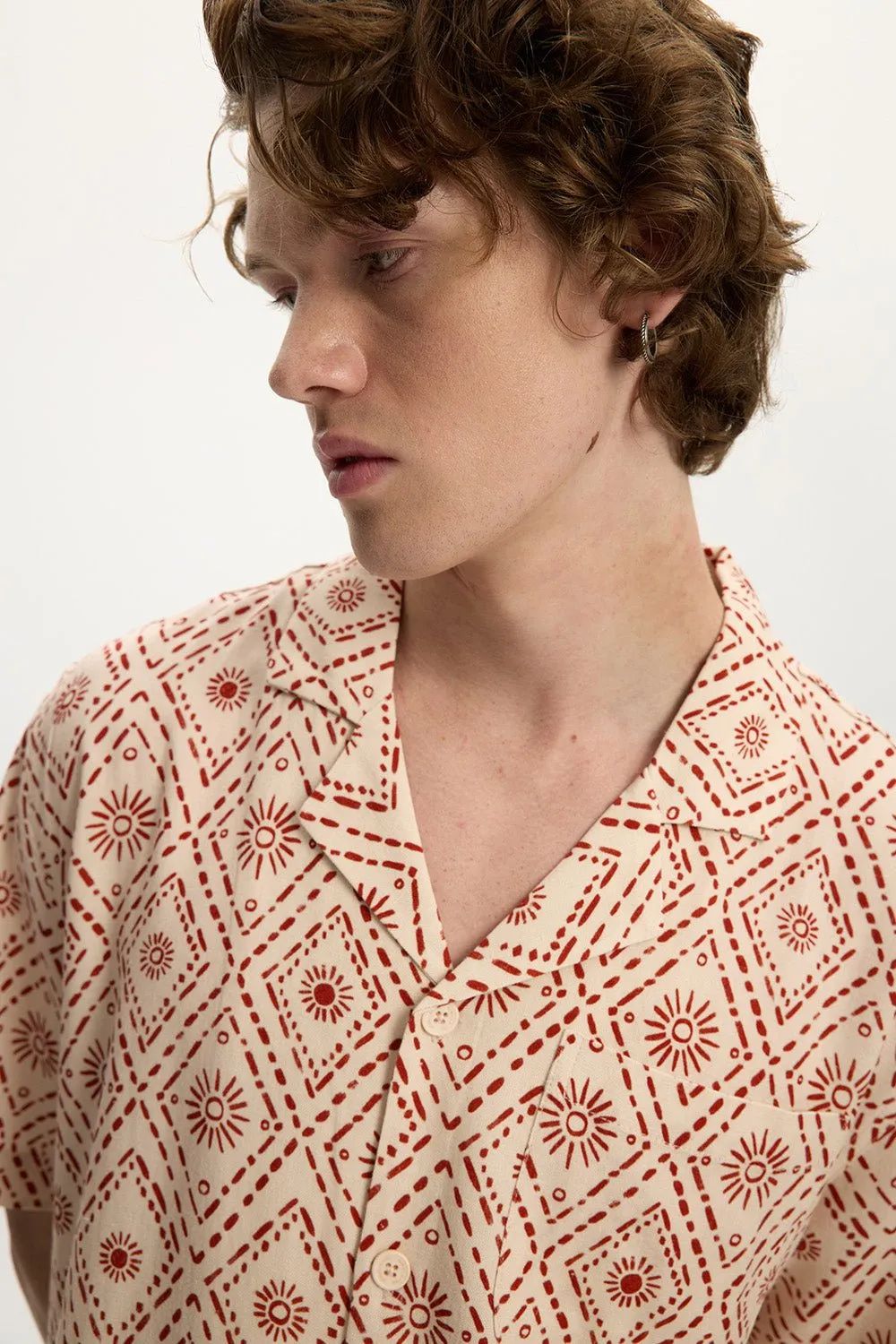 Linen Printed Yacht Shirt 2.0 sold by Kuwallatee product image thumbnail 4