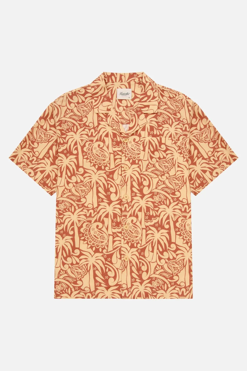 Linen Printed Yacht Shirt 2.0 sold by Kuwallatee product image thumbnail 5
