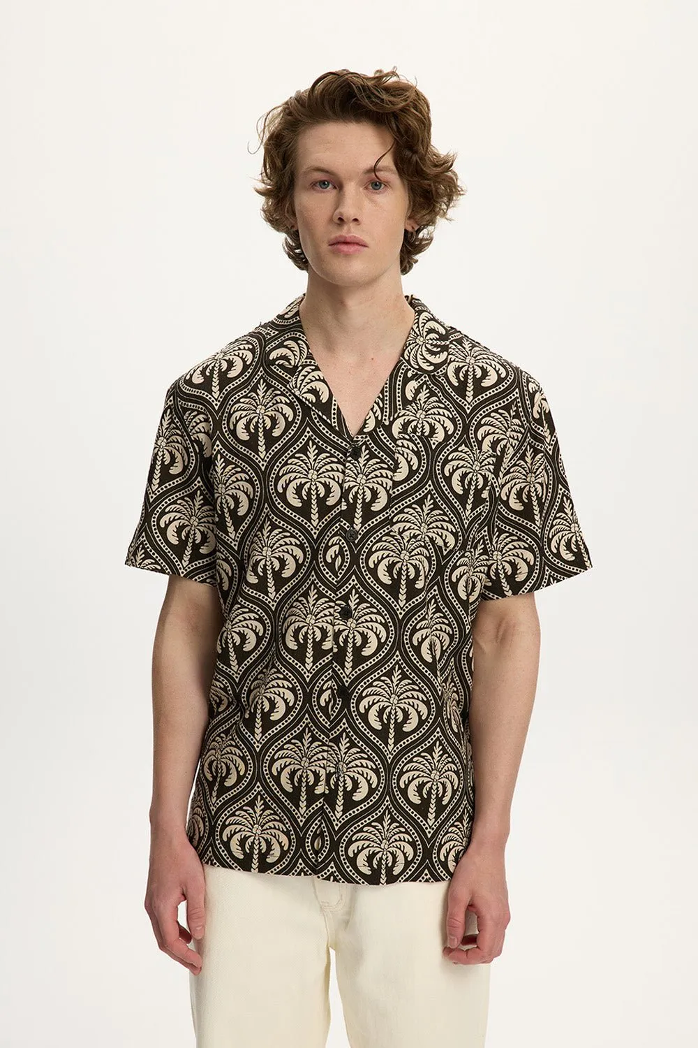 Linen Printed Yacht Shirt 2.0 sold by Kuwallatee