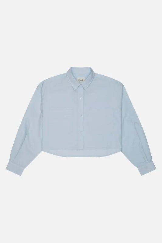 Poplin Cropped Shirt sold by Kuwallatee