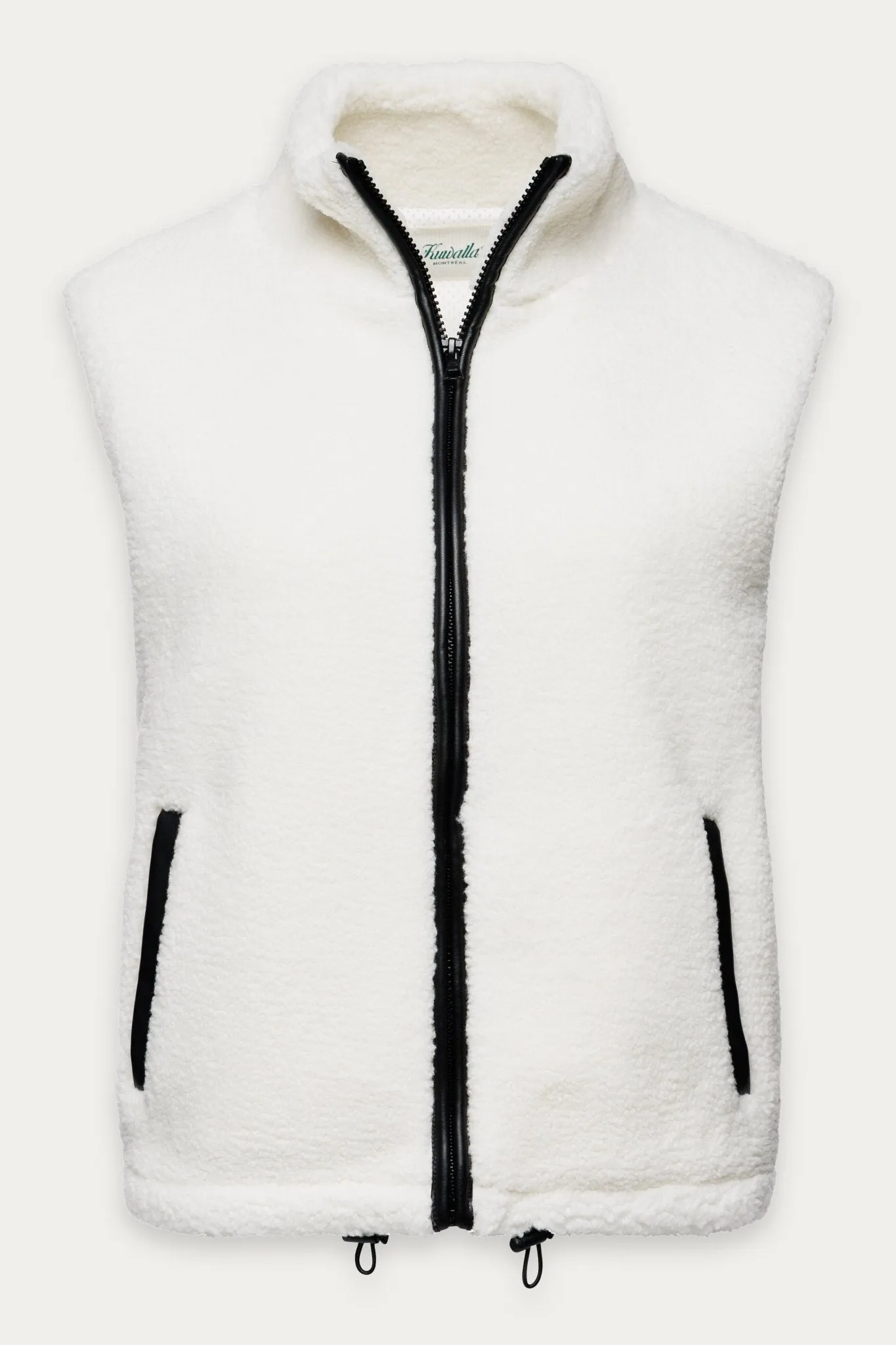 Leather Polar Vest sold by Kuwallatee