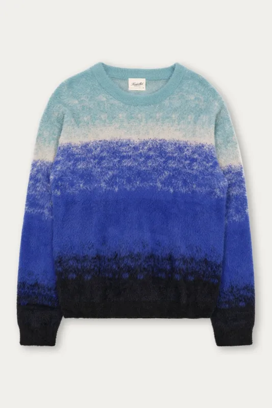 Gradient Knit Crew sold by Kuwallatee