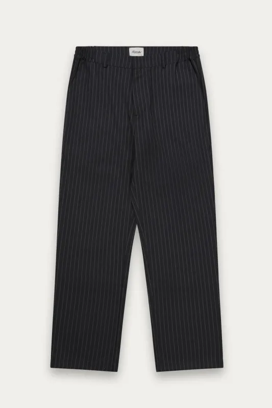 Pinstripe Ponti Trouser sold by Kuwallatee