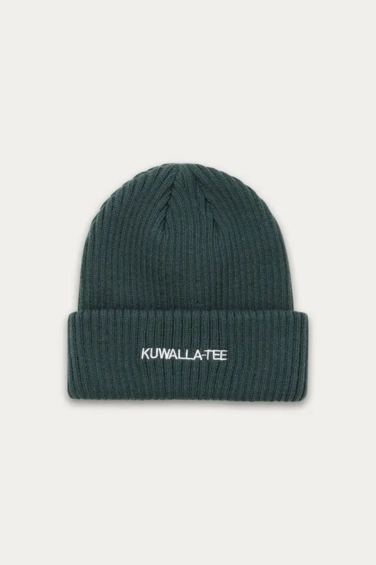 Wide Rib Essential Beanie sold by Kuwallatee