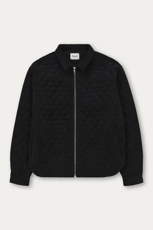 Quilted Corduroy Shacket sold by Kuwallatee