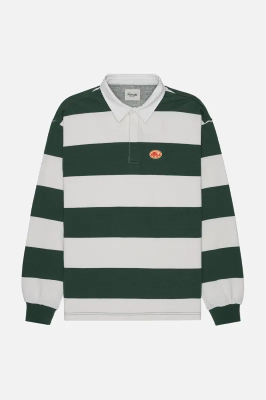 Stripe Rugby Sweatshirt sold by Kuwallatee