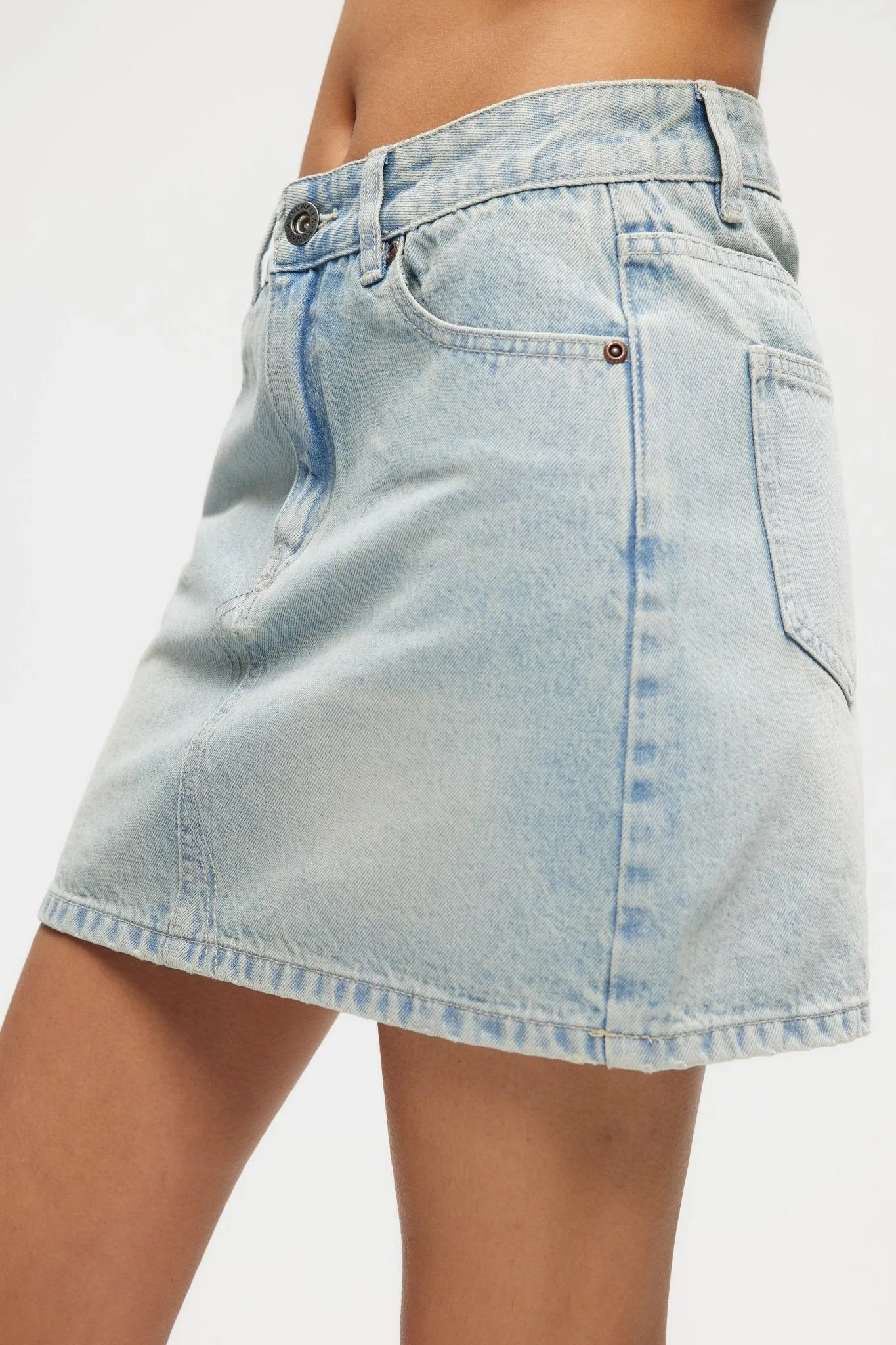 Mini Denim Skirt sold by Kuwallatee product image thumbnail 4