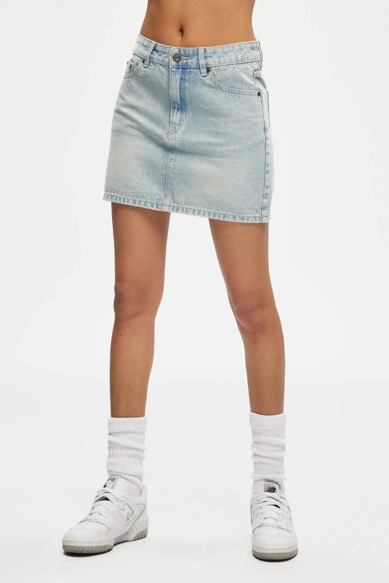 Mini Denim Skirt sold by Kuwallatee