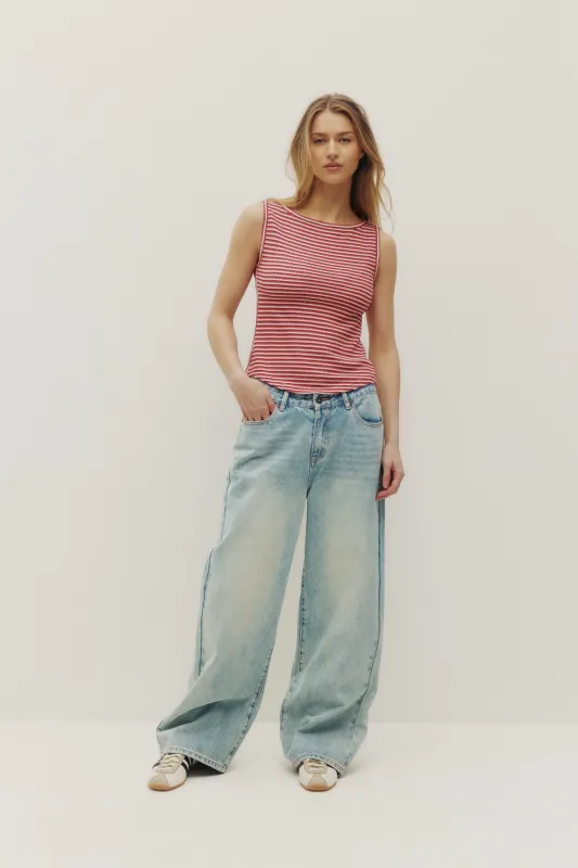 Everyday Baggy Wideleg made by Kuwallatee