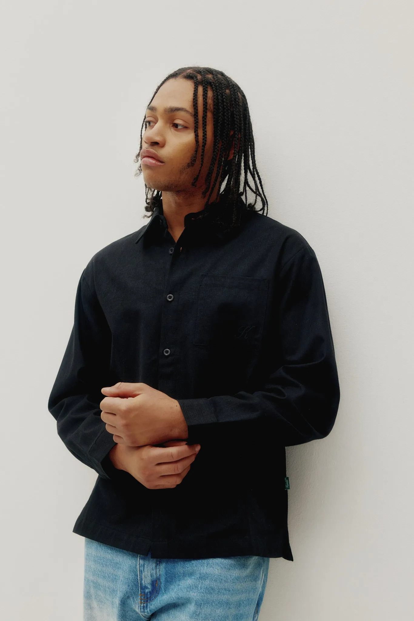Ls Linen Shirt sold by Kuwallatee product image thumbnail 3