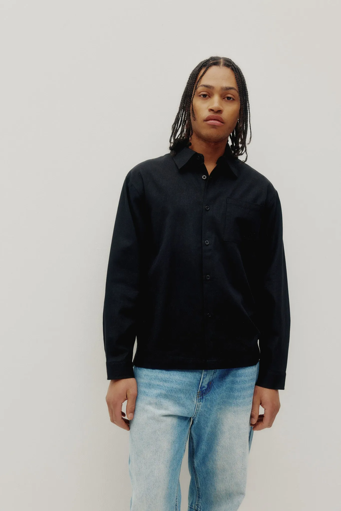 Ls Linen Shirt sold by Kuwallatee product image thumbnail 2