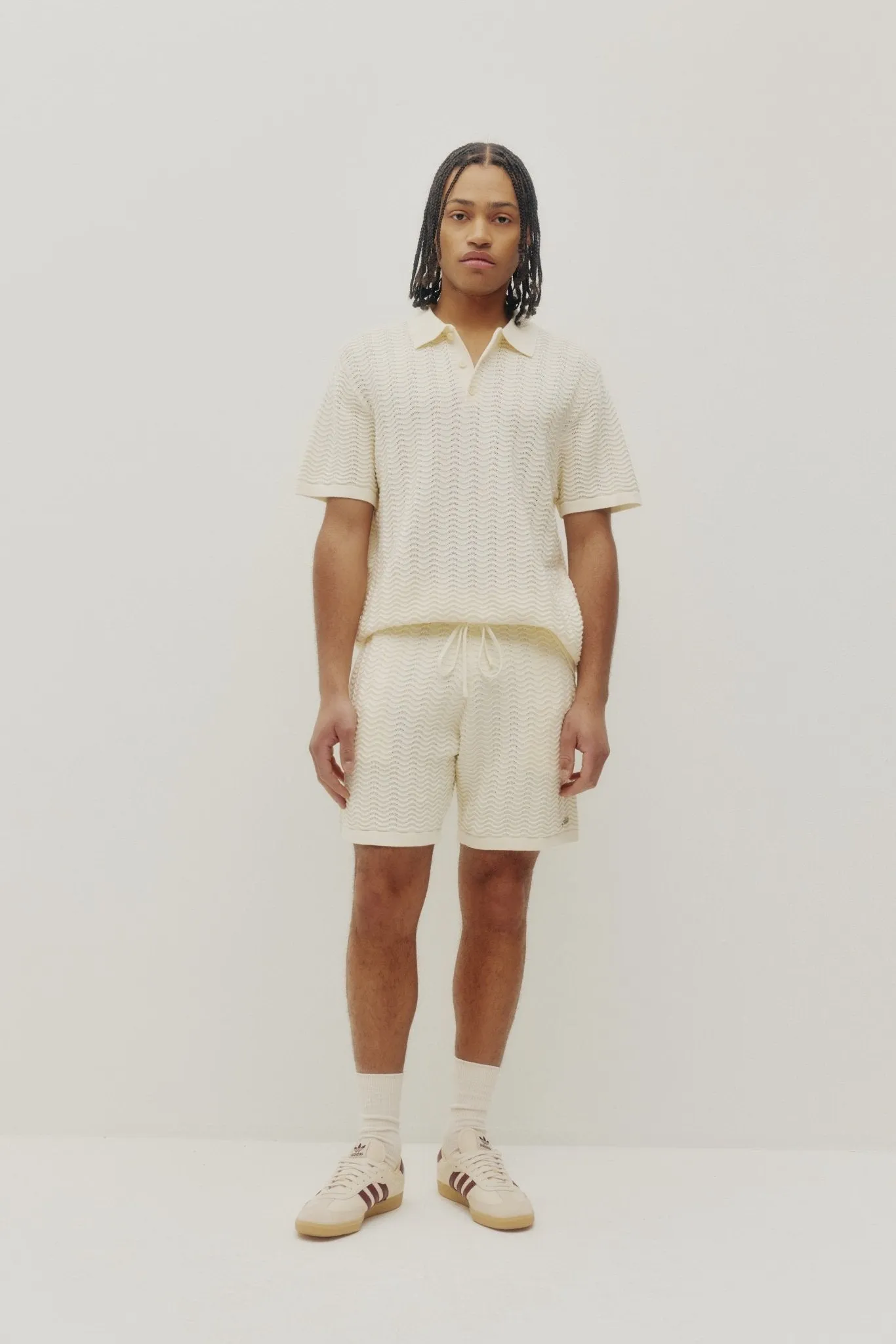 Wave Knit Polo sold by Kuwallatee product image thumbnail 2