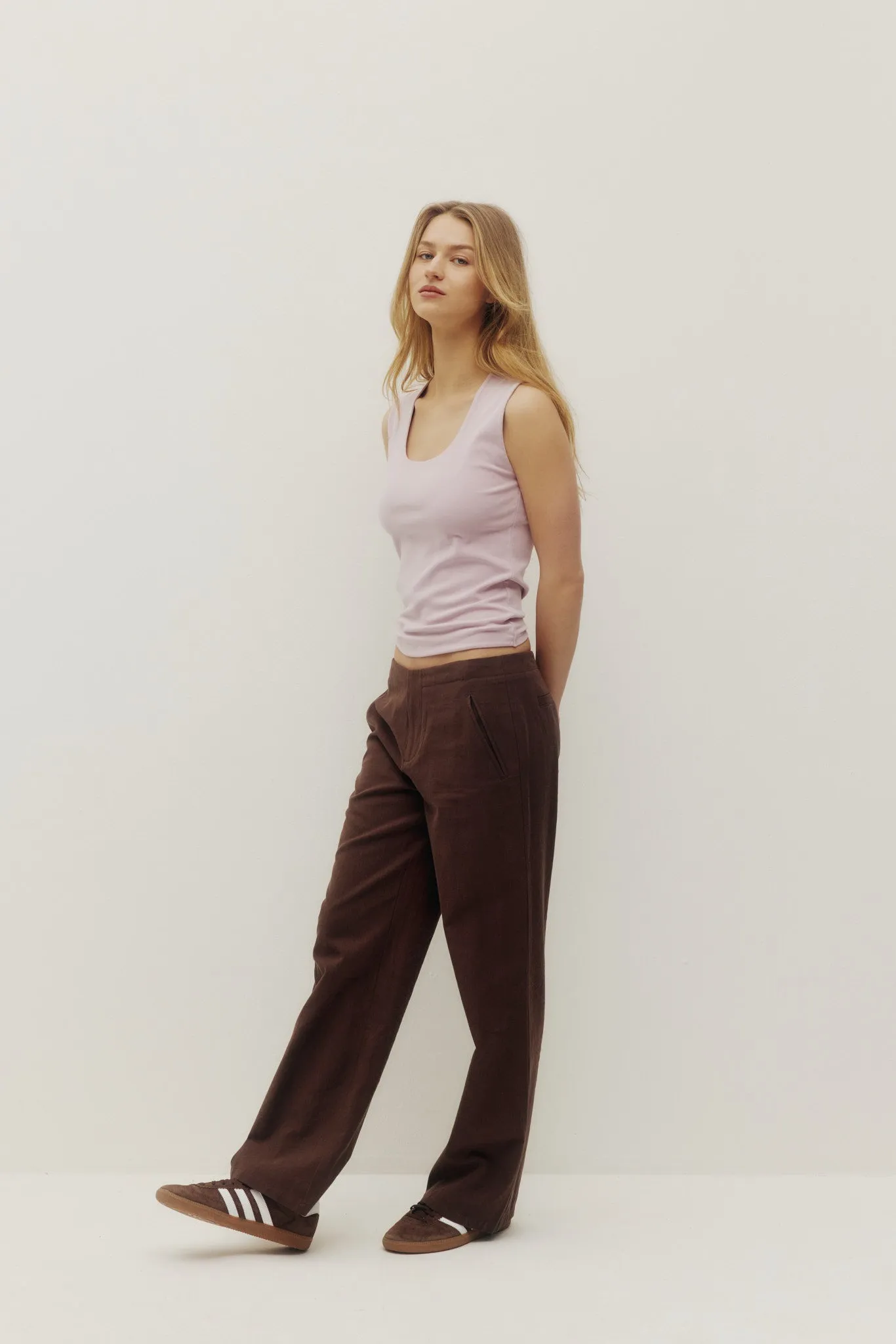 Rosie Low-Rise Linen Pants sold by Kuwallatee product image thumbnail 5