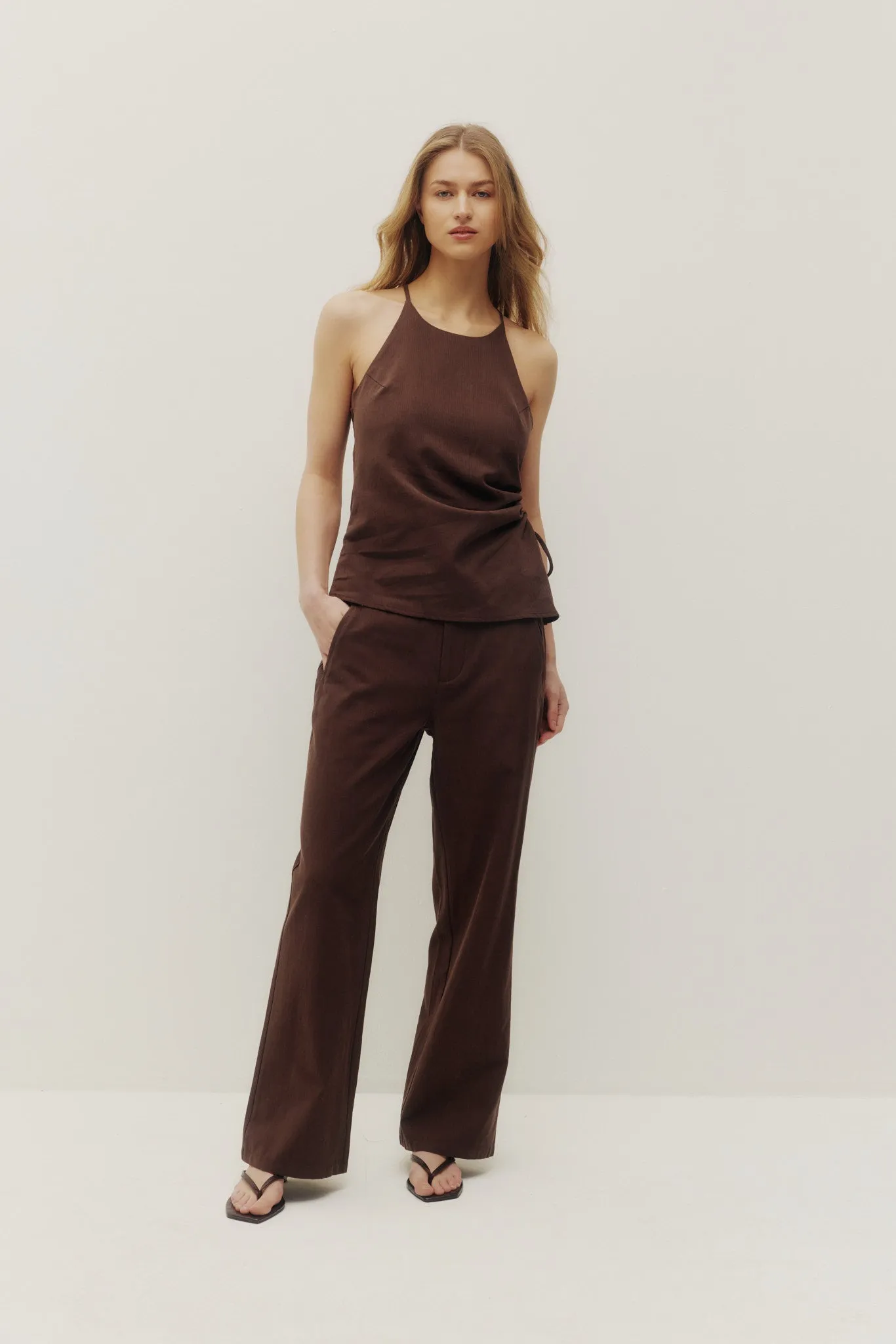 Terri Linen Halter sold by Kuwallatee product image thumbnail 2