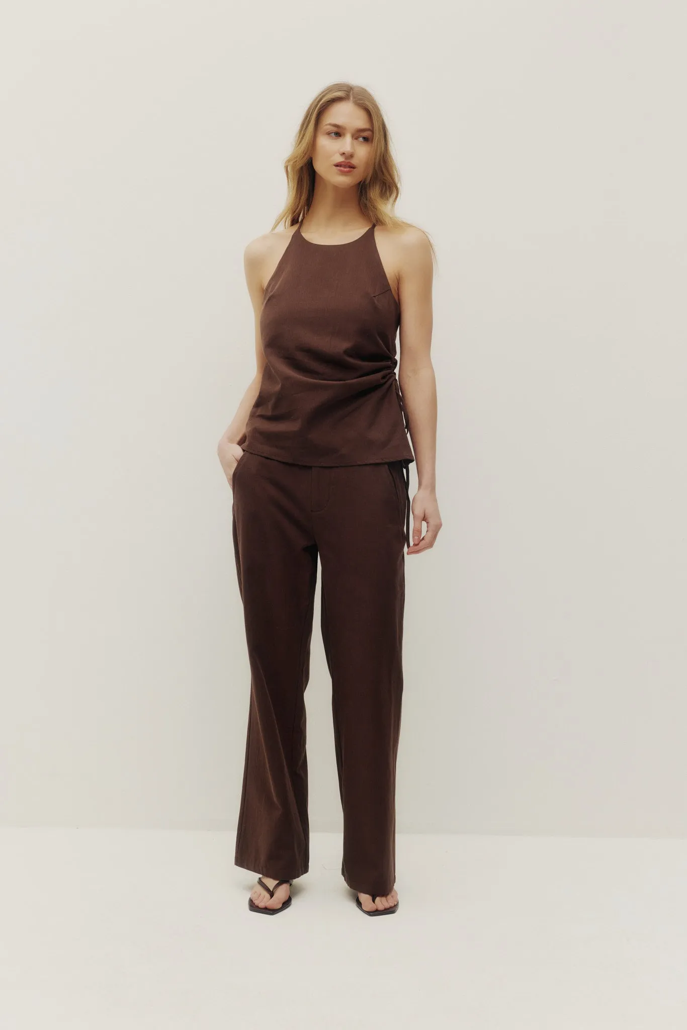 Terri Linen Halter sold by Kuwallatee product image thumbnail 4