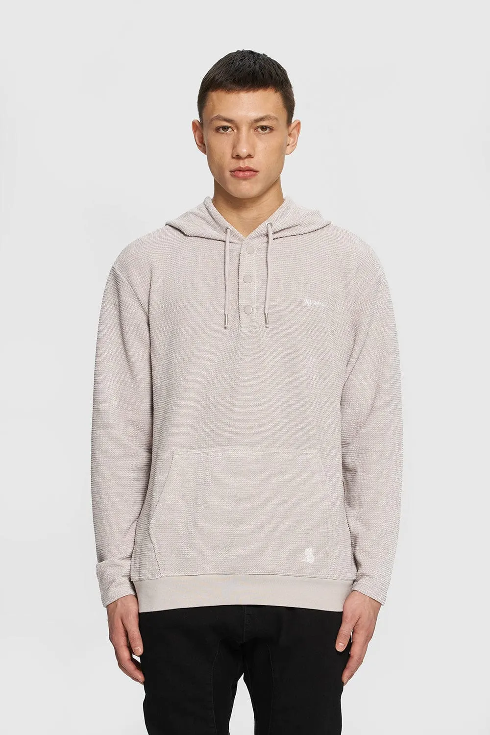 Henley Hoodie sold by Kuwallatee