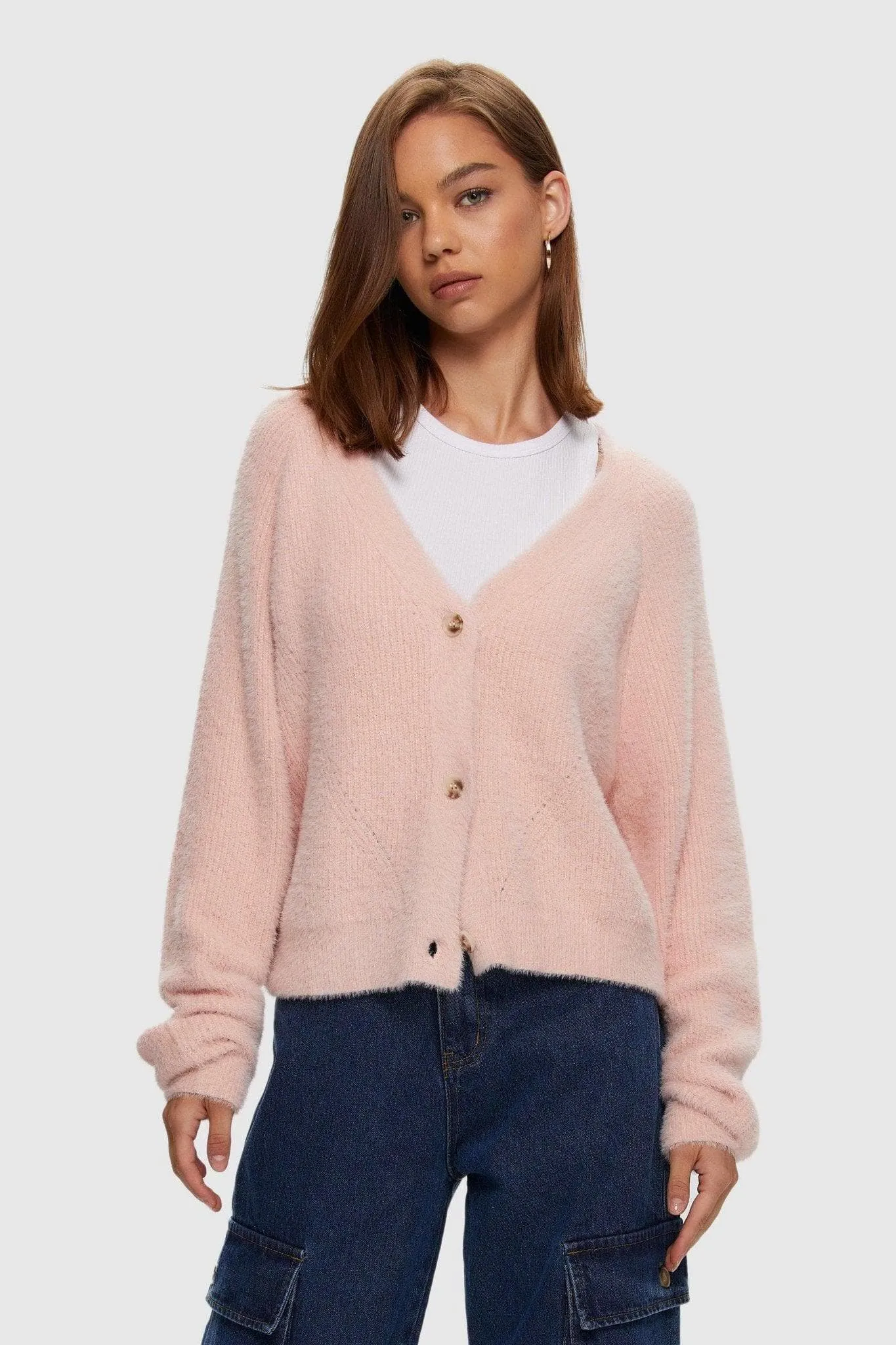 Button Down Cardigan sold by Kuwallatee