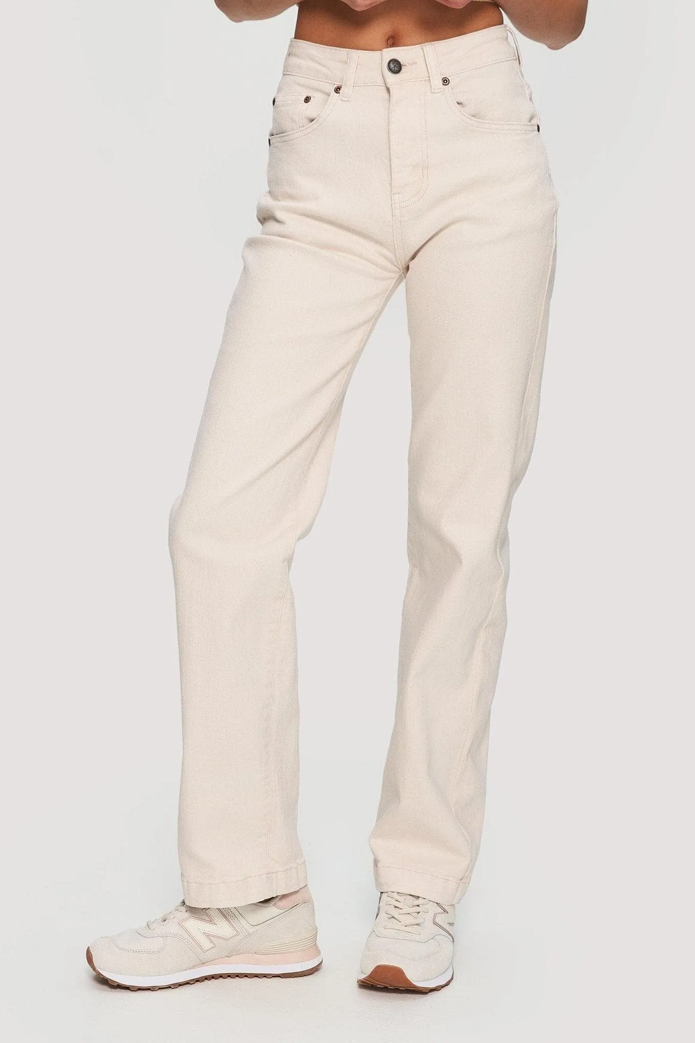 Dyed Denim Wide Leg sold by Kuwallatee