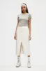 Midi Denim Skirt sold by Kuwallatee