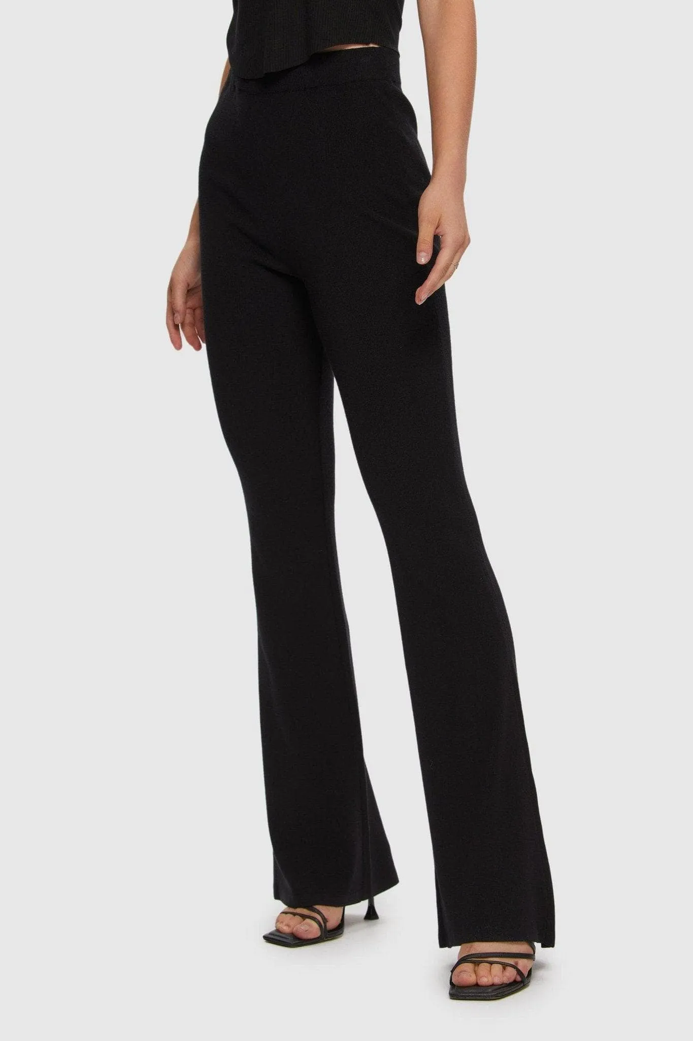 Bell Bottom Knit Pant sold by Kuwallatee