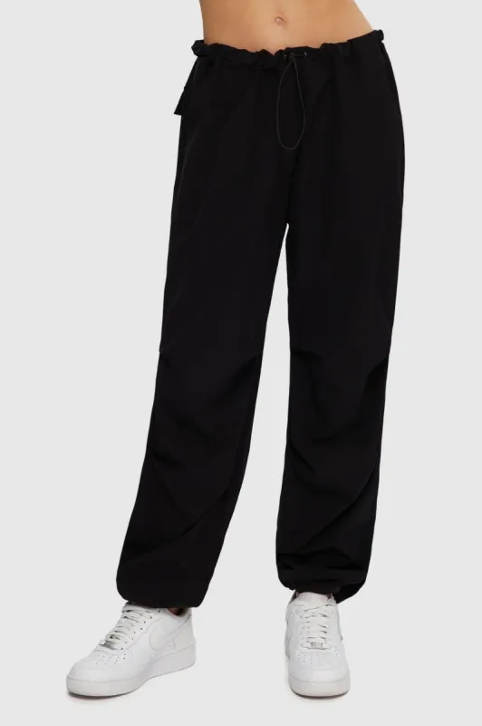 Low Cut Baggy Parachute Pant sold by Kuwallatee