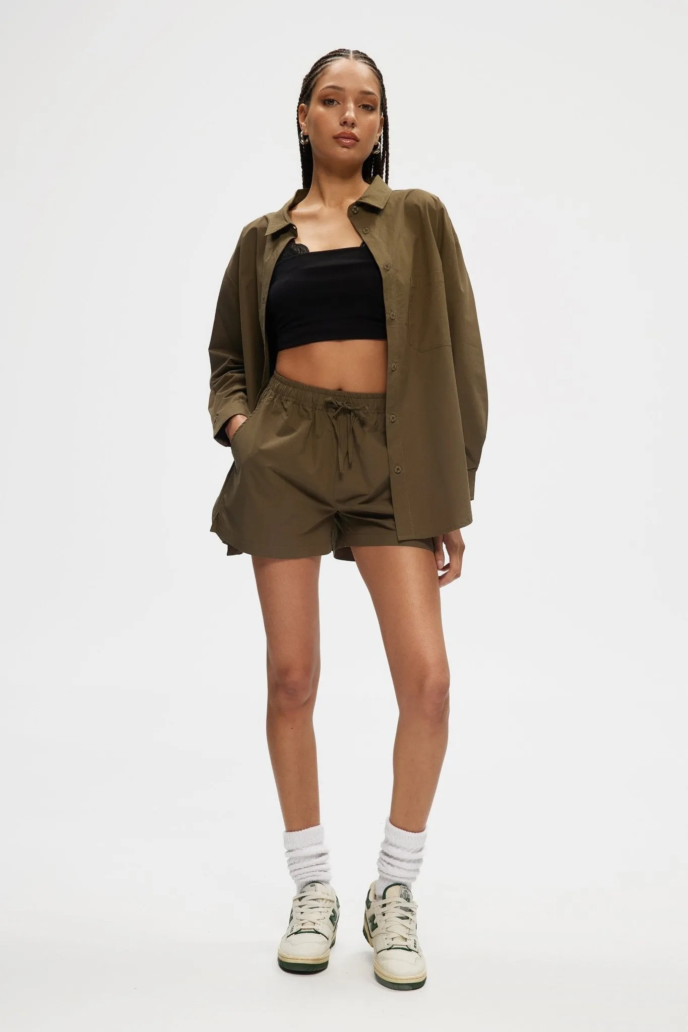 Poplin Oversized Shirt sold by Kuwallatee product image thumbnail 5