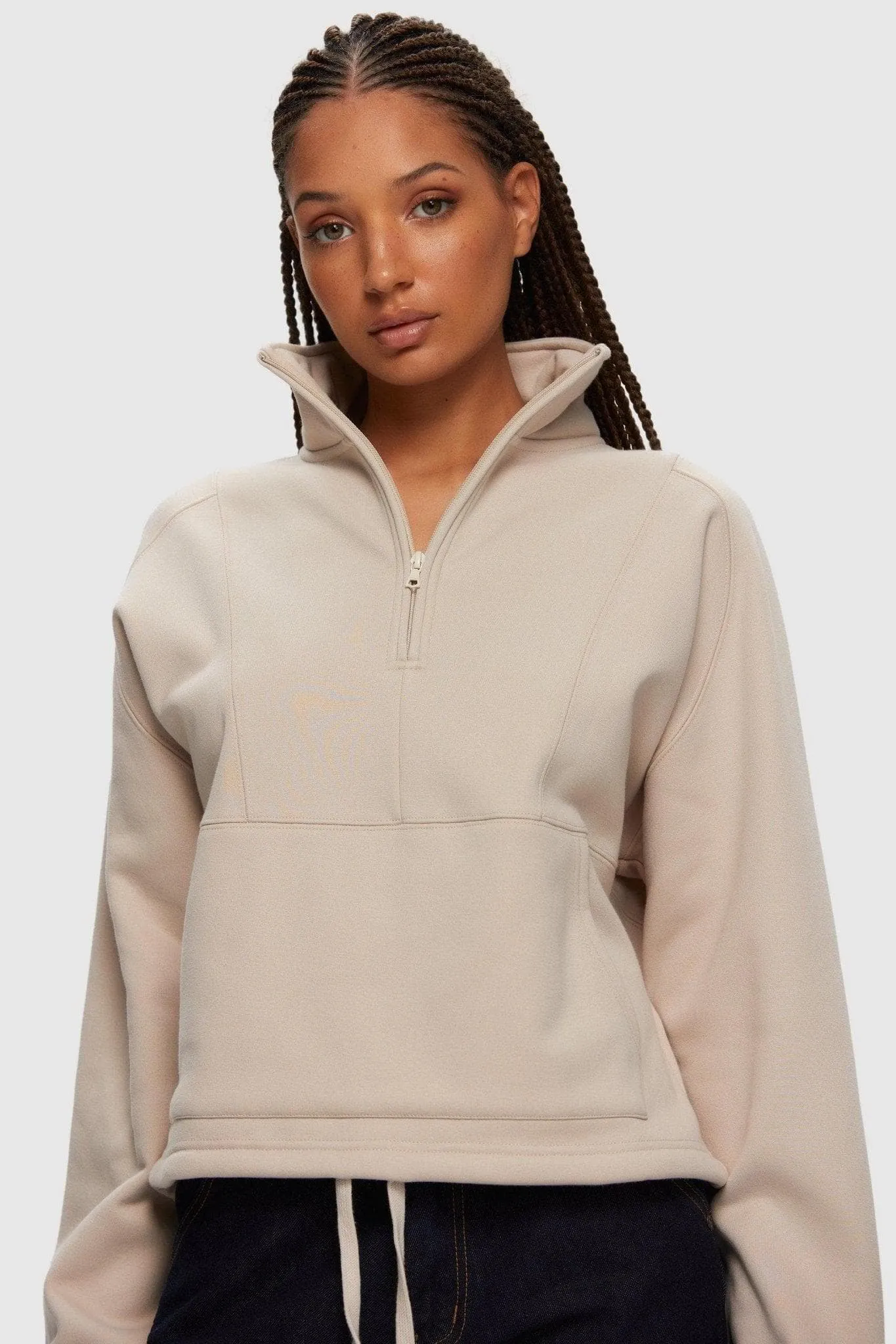 Oversized Half Zip sold by Kuwallatee product image thumbnail 4