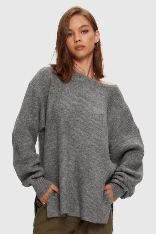Pullover Crew Knit Sweater sold by Kuwallatee