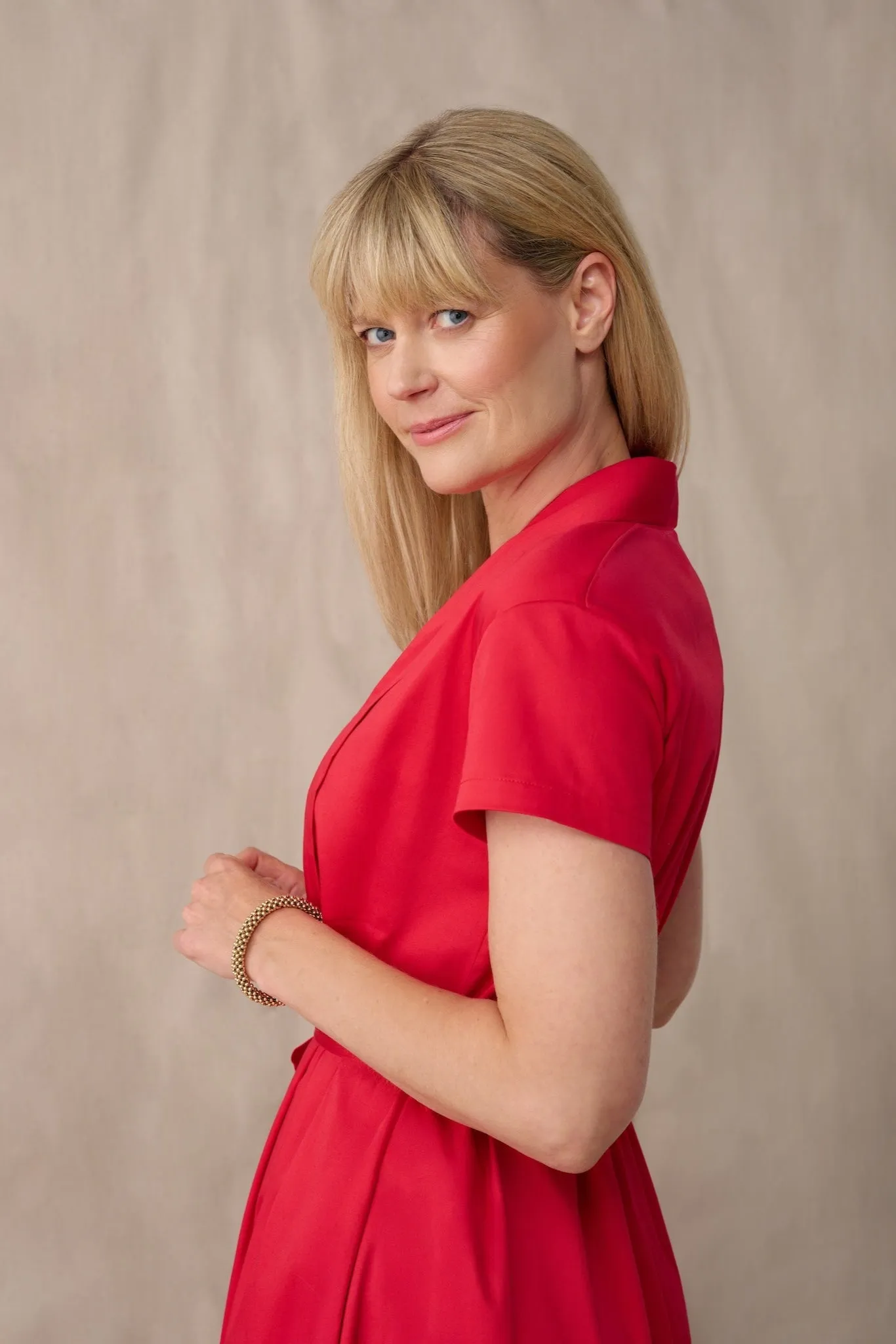 The Abigail Shirt Dress Crimson sold by Sophie Rue product image thumbnail 2