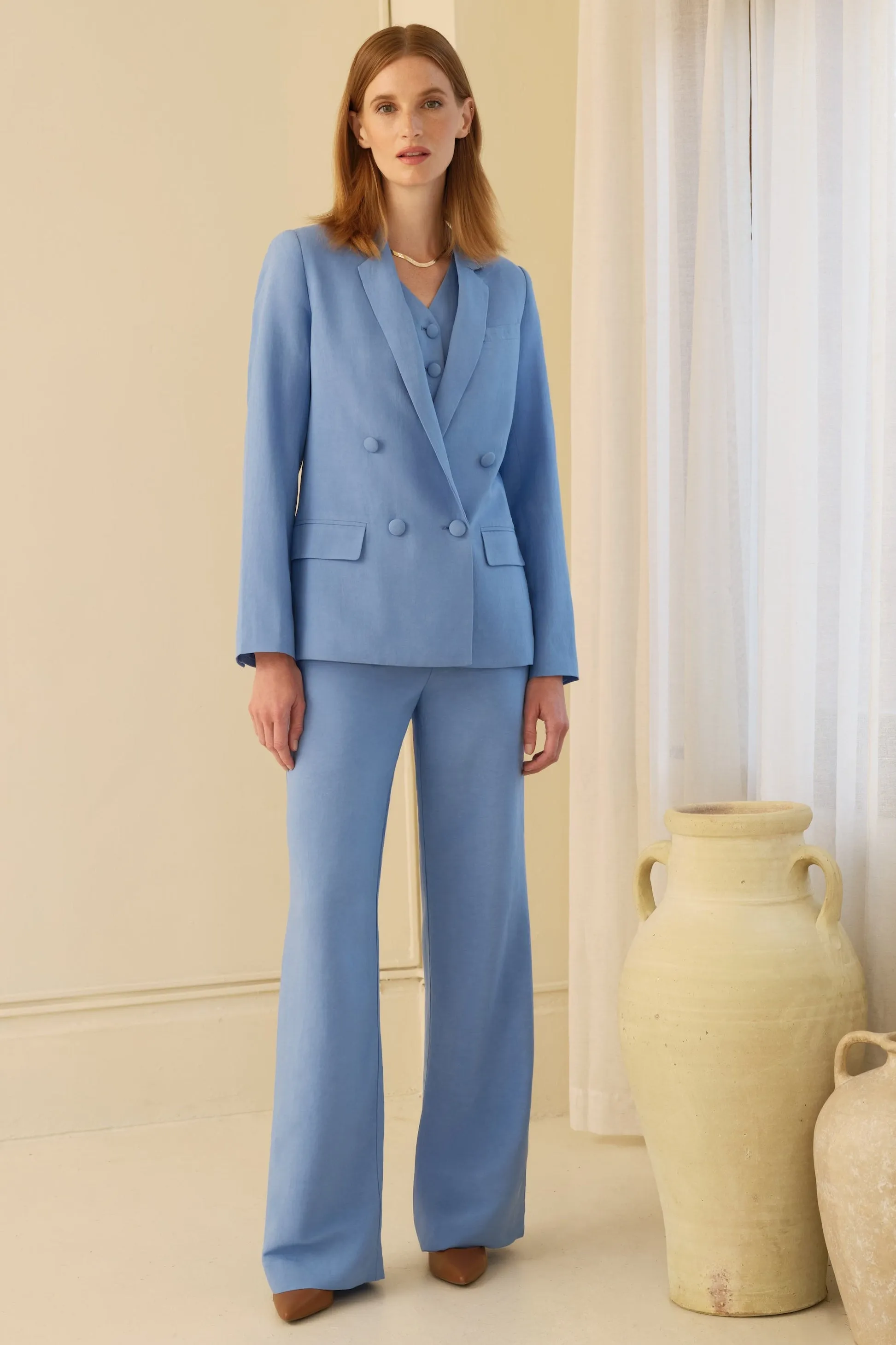 The Willow Wide Leg Trouser Neon Blue sold by Sophie Rue product image thumbnail 5