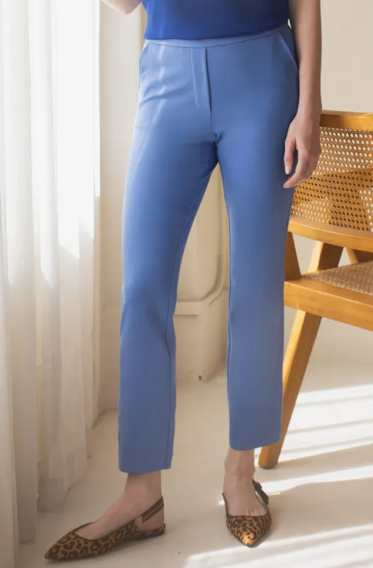 The Helen Pant Skyline Blue made by Sophie Rue