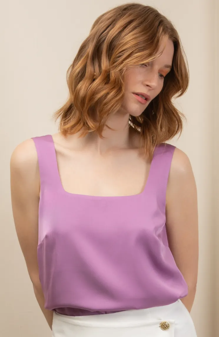 The Ivy Silk Tank Orchid sold by Sophie Rue product image thumbnail 2