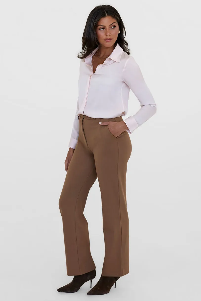 The Grace Silk Long Sleeve Blouse Barely Pink sold by Sophie Rue product image thumbnail 4