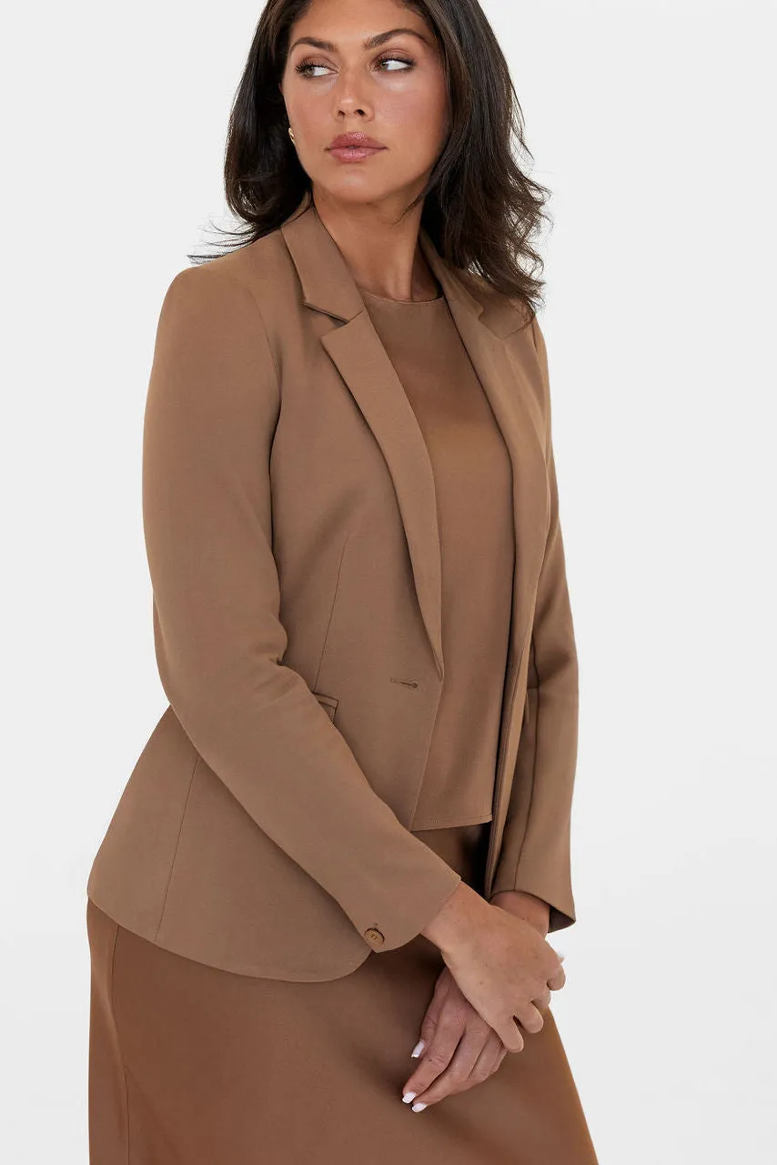 The Sloane Blazer Camel sold by Sophie Rue