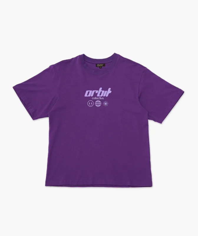 Globe Collection Tee - Purple sold by Orbit Collective