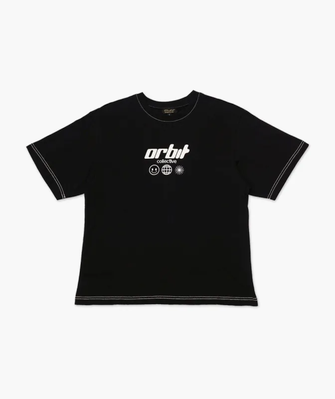 Globe Collection Tee - Black sold by Orbit Collective