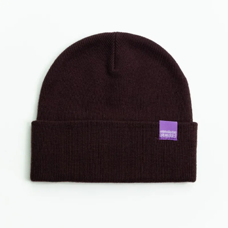 Orbit Essential Beanie - Plum sold by Orbit Collective