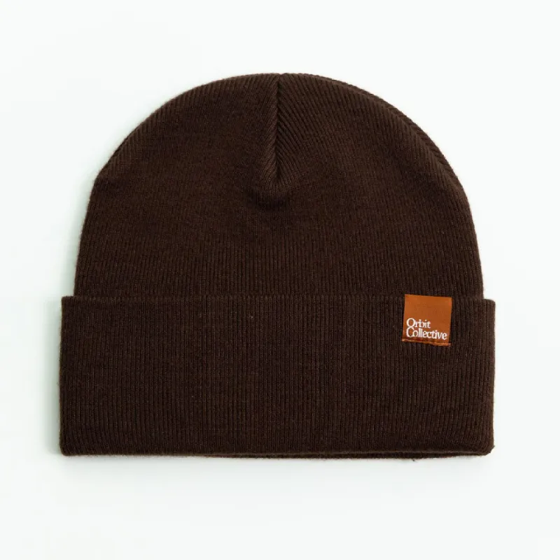 Orbit Essential Beanie - Coffee Brown sold by Orbit Collective