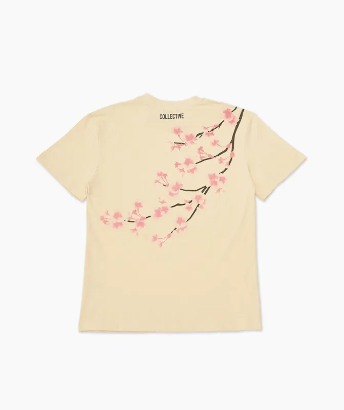 Cherry Blossom Tee - Ivory sold by Orbit Collective