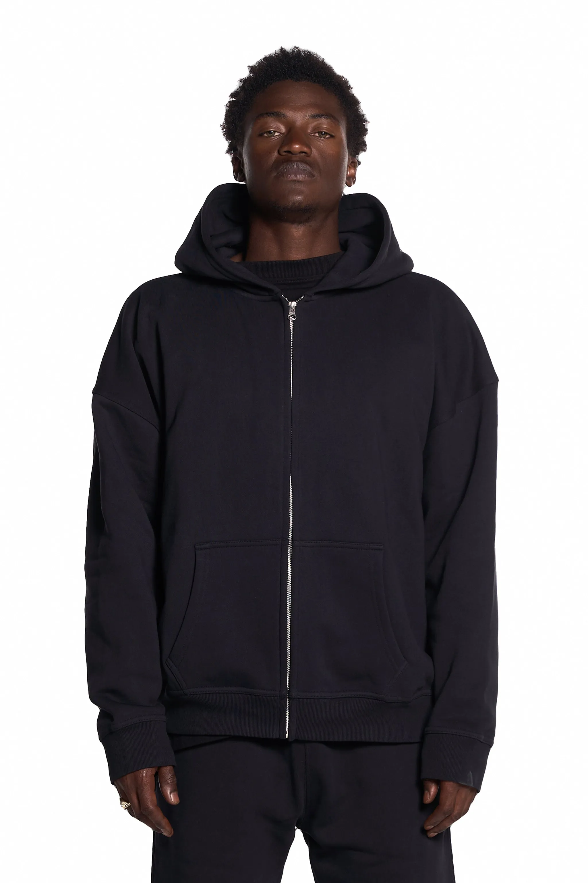 450GSM Cotton Zip Up Hoodie sold by Orbit Collective