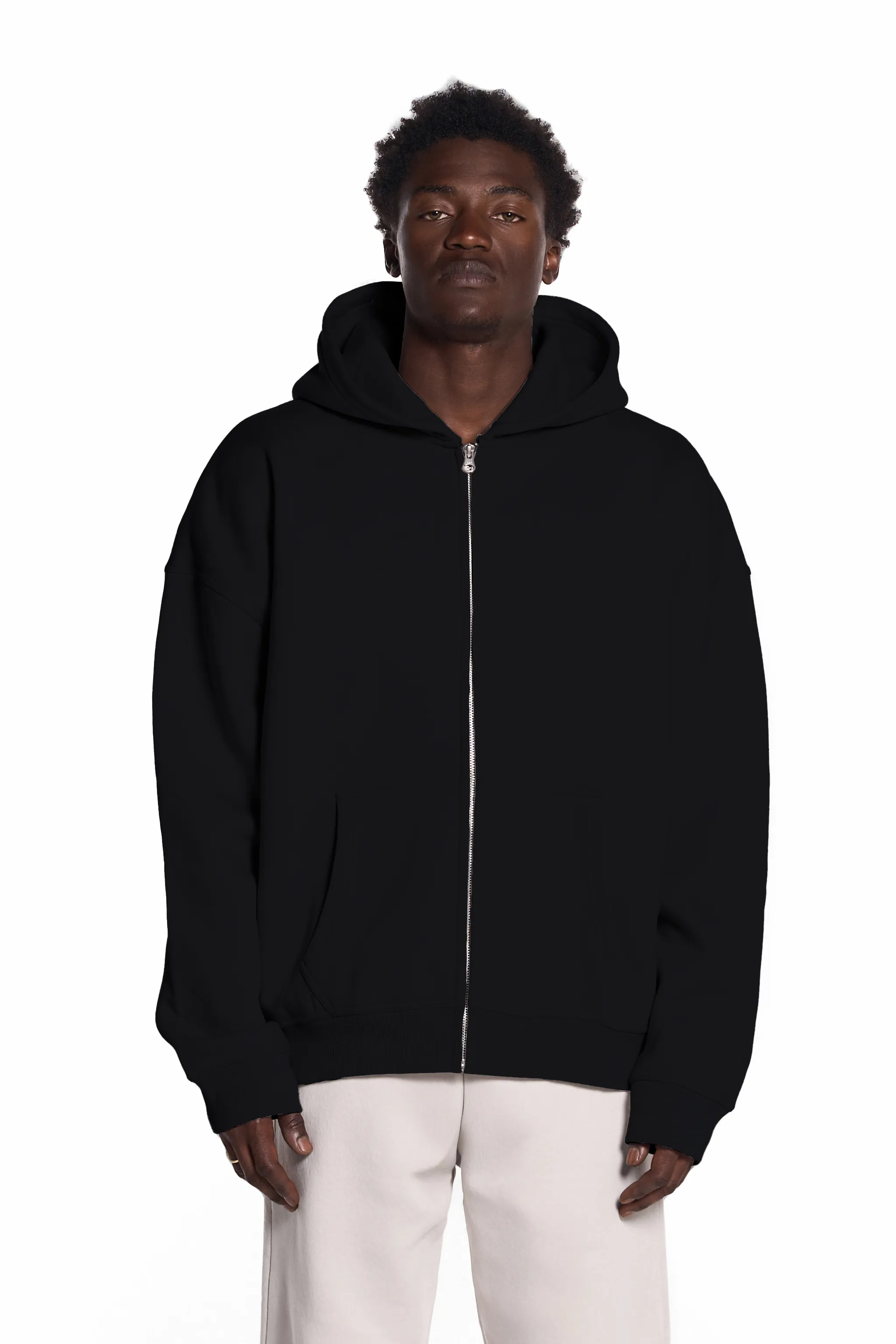 450GSM Cotton Blend Zip Up Hoodie sold by Orbit Collective product image thumbnail 5