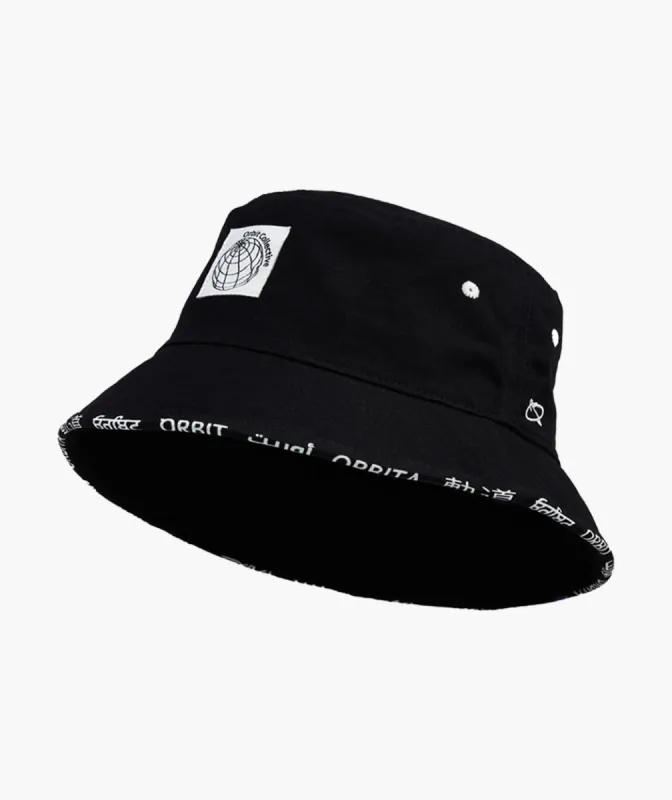 Globe Collection Bucket Hat - Black sold by Orbit Collective