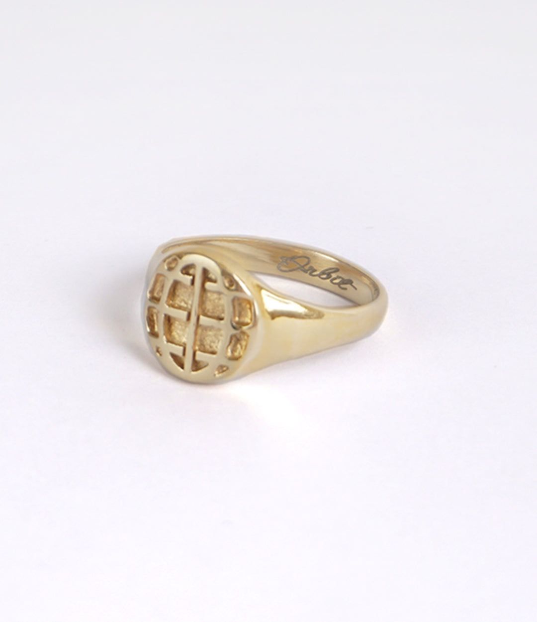 Globe Ring - Gold sold by Orbit Collective