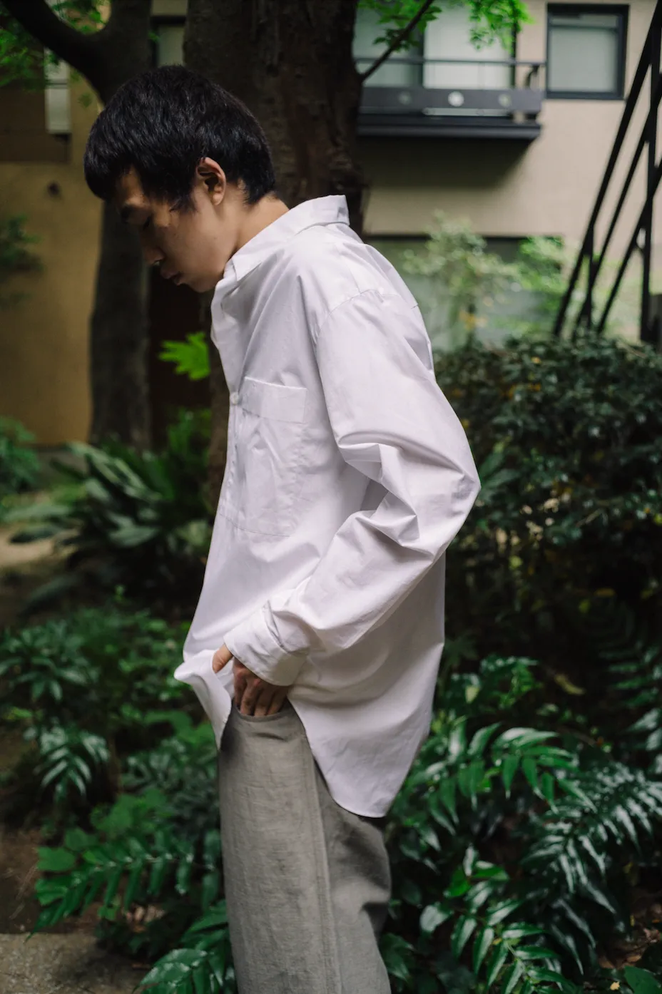ETERNAL SHIRT WHITE / MICRO BRUSH COTTON sold by seya product image thumbnail 5
