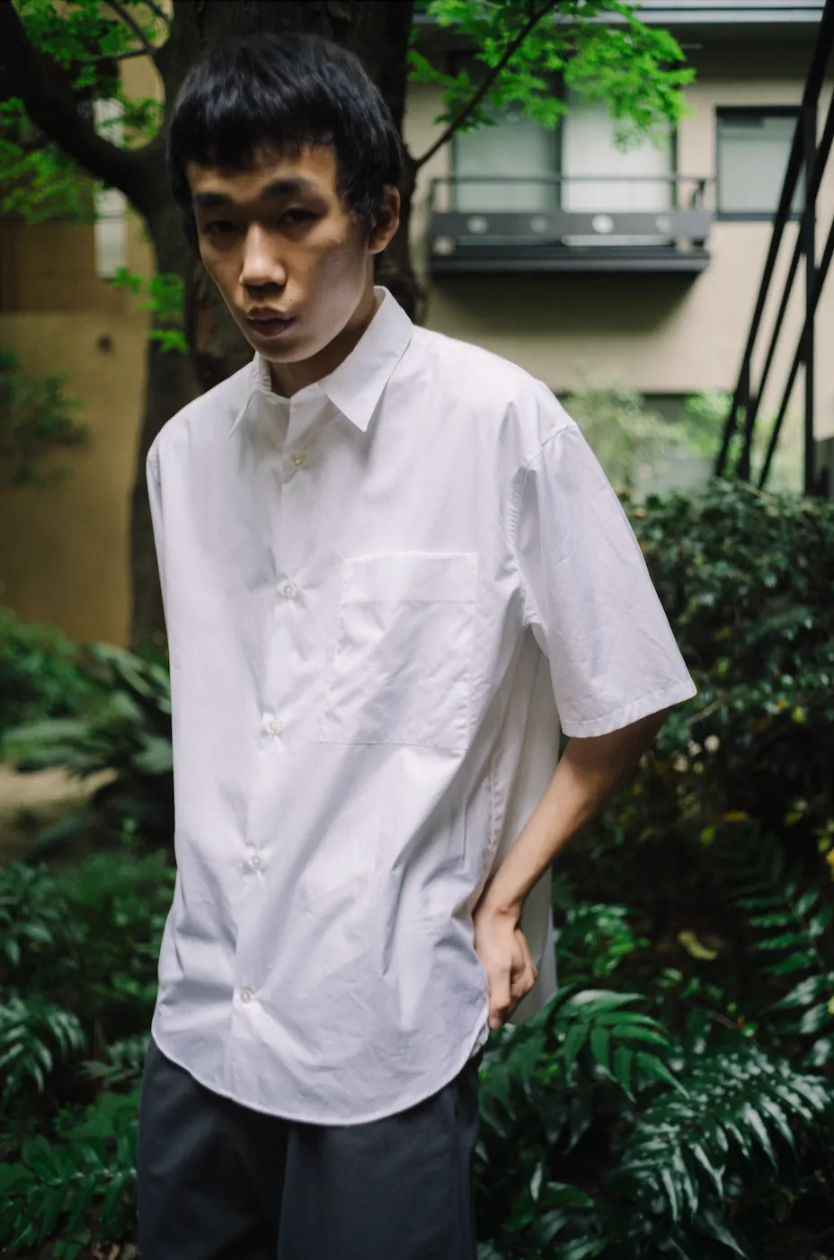 ETERNAL SUMMER SHIRT WHITE / MICRO BRUSHED COTTON sold by seya