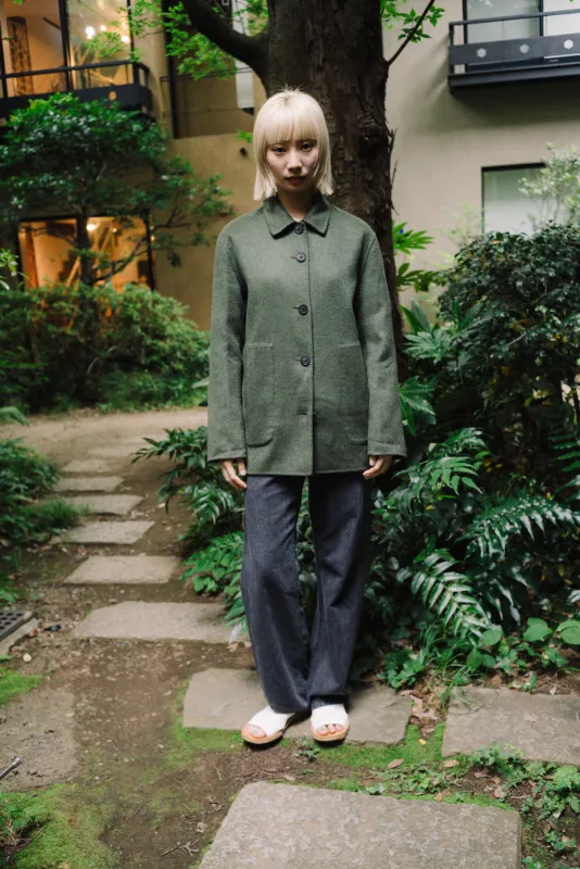 Double Face Faroe Jacket made by seya