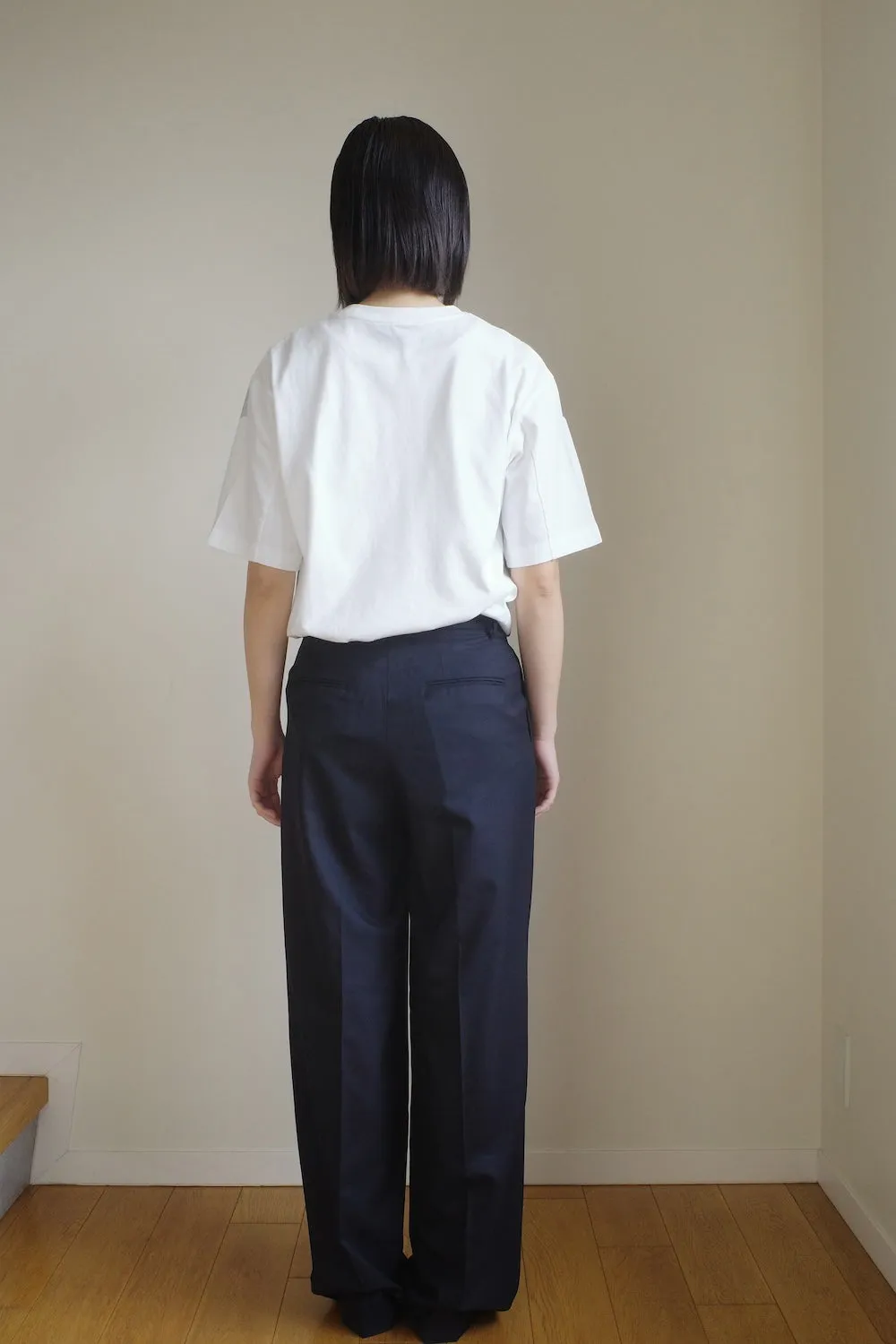 TRAVEL PANTS /REFINED CASHMERE SILK TWILL sold by seya product image thumbnail 3