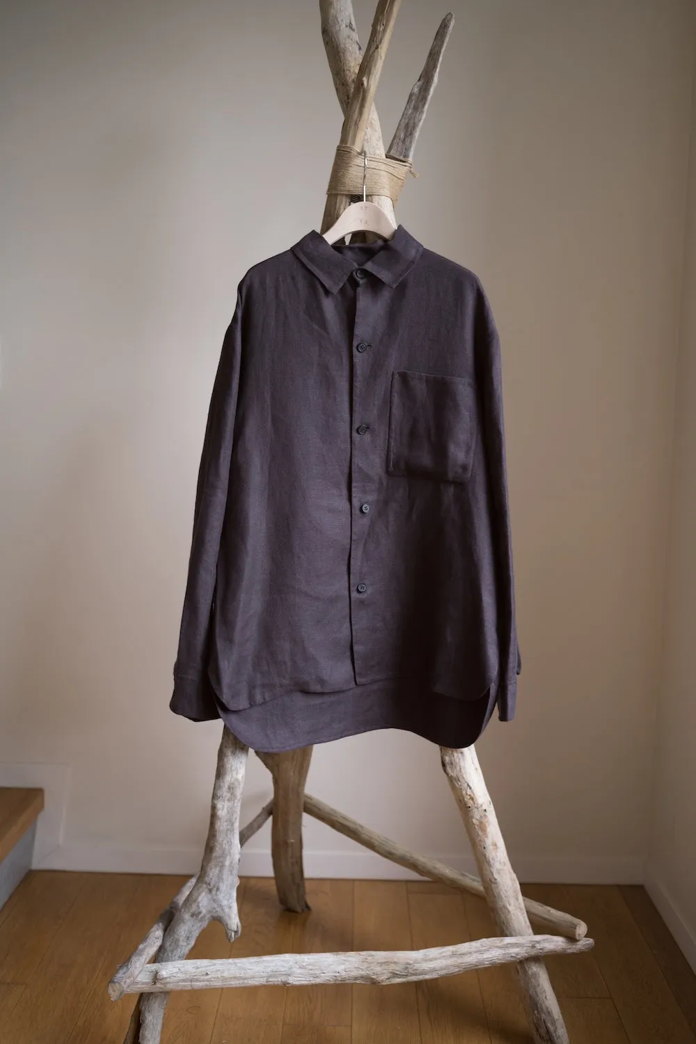 DOUBLE FACE OVERSHIRT/LEGACY LINEN sold by seya