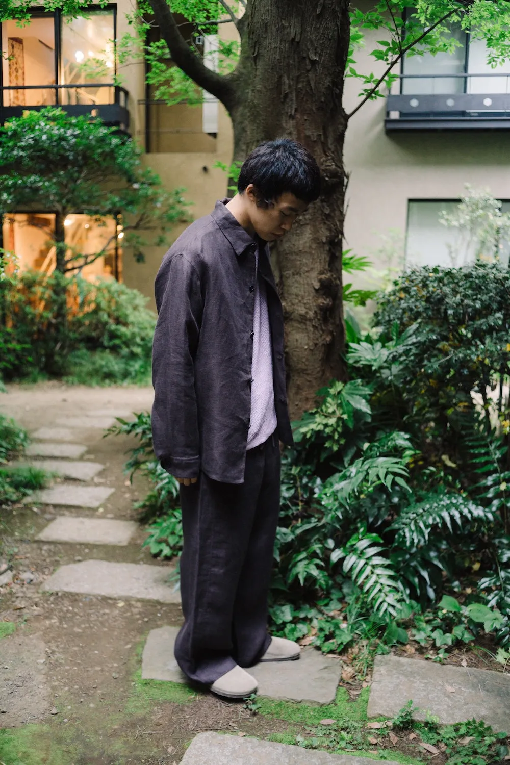 DOUBLE FACE OVERSHIRT/LEGACY LINEN sold by seya product image thumbnail 3