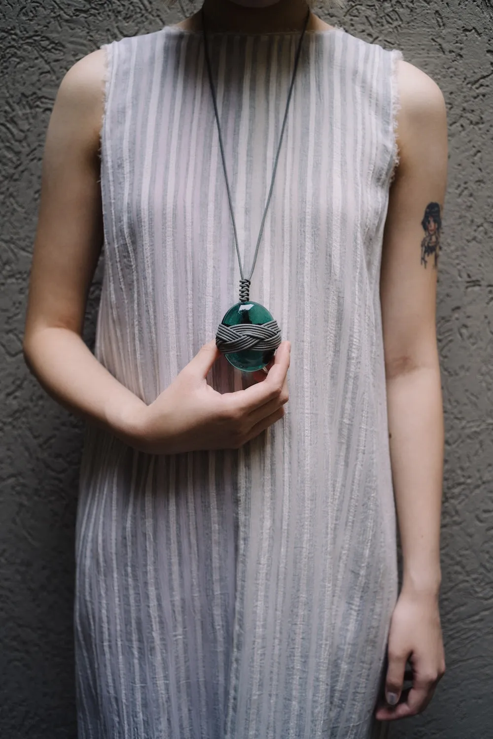 MUSUBI NECKLACE PUMICE DROP sold by seya product image thumbnail 3